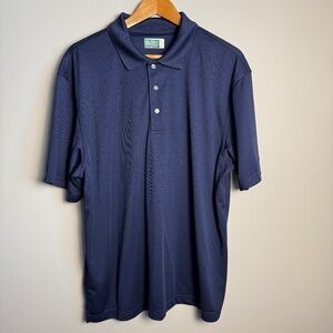 Ben Hogan Performance Men's Short Sleeve Polo Shirt‎ Navy Size X-Large Golf